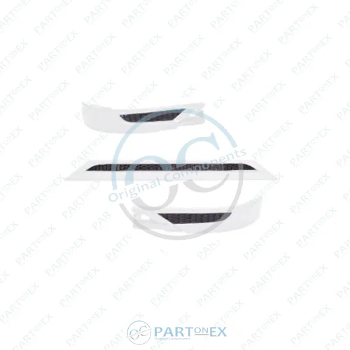 9438851725 ACTROS, MP3 SPOILER PAINTED WHITE SET 8PCS - OC105513