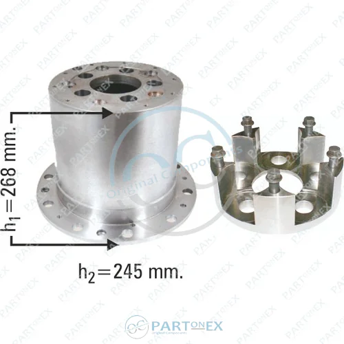 0003500433 MERCEDES FINAL DRIVE HOUSING WITH CARRIER - OC109336
