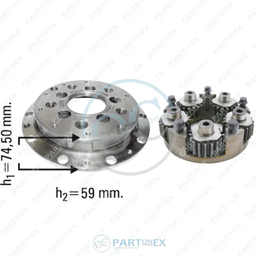 6243300108 MERCEDES COMPLETE FINAL DRIVE HOUSING - OC109337
