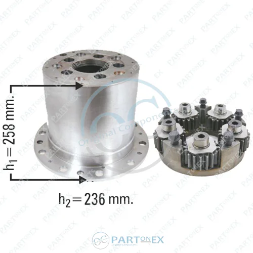 9423501209 MERCEDES COMPLETE FINAL DRIVE HOUSING - OC109338