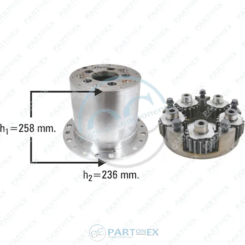 3463506309 MERCEDES COMPLETE FINAL DRIVE HOUSING - OC109339
